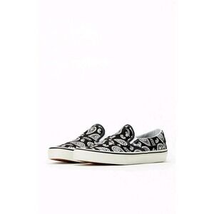 Vans Primavera‎ Paisley Black Classic Slip-On Shoes Men's 9